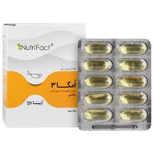 امگا3 آریا دارو 1000 میلی گرم ۵۰ عددی
