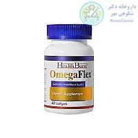 کپسول ژلاتینی امگا فلکس ۱۰۰۰ میل هلث برست ۶۰ عددی