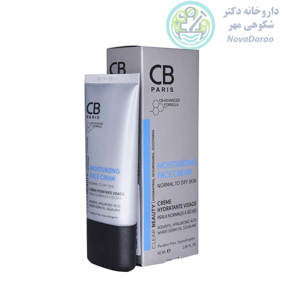 کرم مرطوب کننده صورت و بدن مخصوص پوست خیلی خشک سی بی پاریس ۱۰۰ میلی لیتر