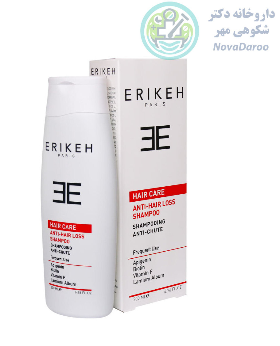 شامپو ضد ریزش و حجم دهنده مو اریکه